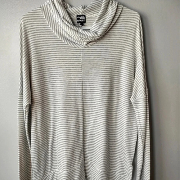 Charlotte Russe Tops - Charlotte Russe Sport oversized cowl neck long sleeve size S